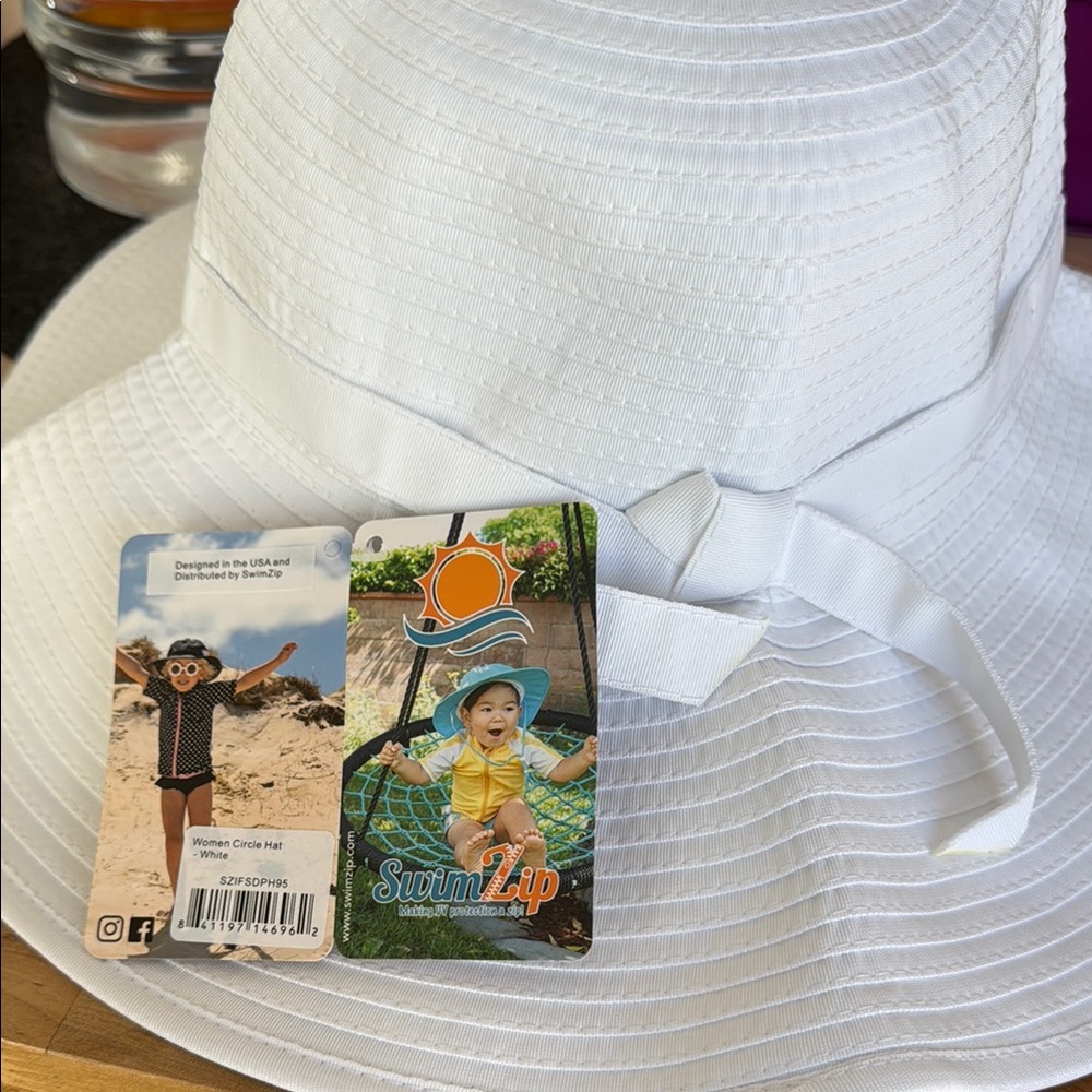 Women's White Sun Hat